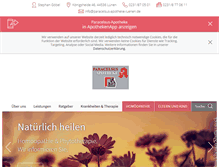 Tablet Screenshot of paracelsus-apotheke-luenen.de